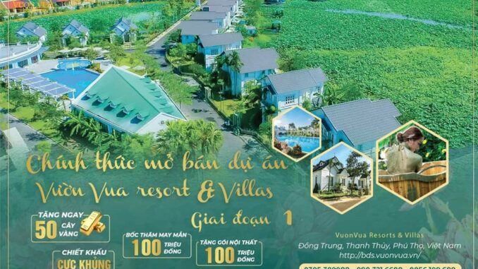 Vườn Vua Resort mở bán