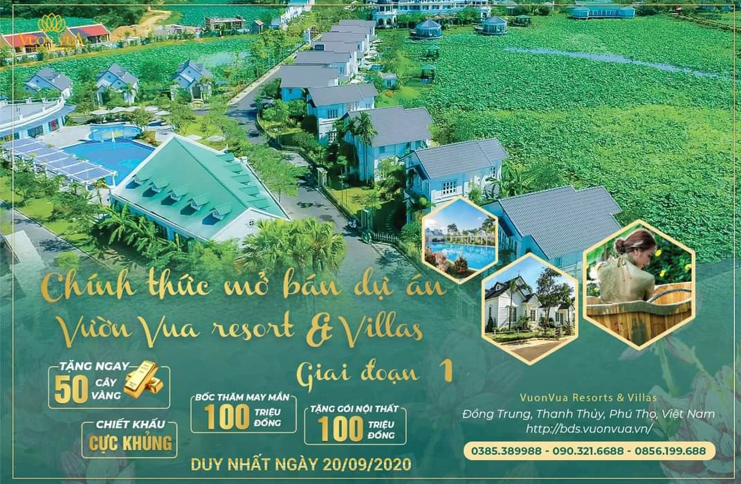 Vườn Vua Resort mở bán