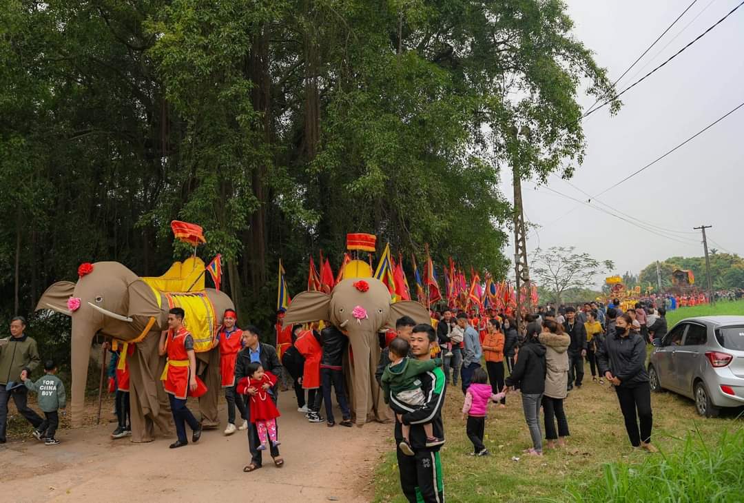 Lễ hội đình Đào Xá, huyện Thanh Thủy được tổ chức từ ngày 17 đến ngày 19/2/2023