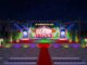 Hình ảnh sân khấu chương trình nghệ thuật chào mừng Lễ hội đền Bảo Hà năm 2023. (Ảnh: Ban tổ chức cung cấp)
